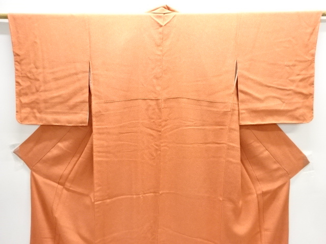  縮緬地　鮫小紋着物